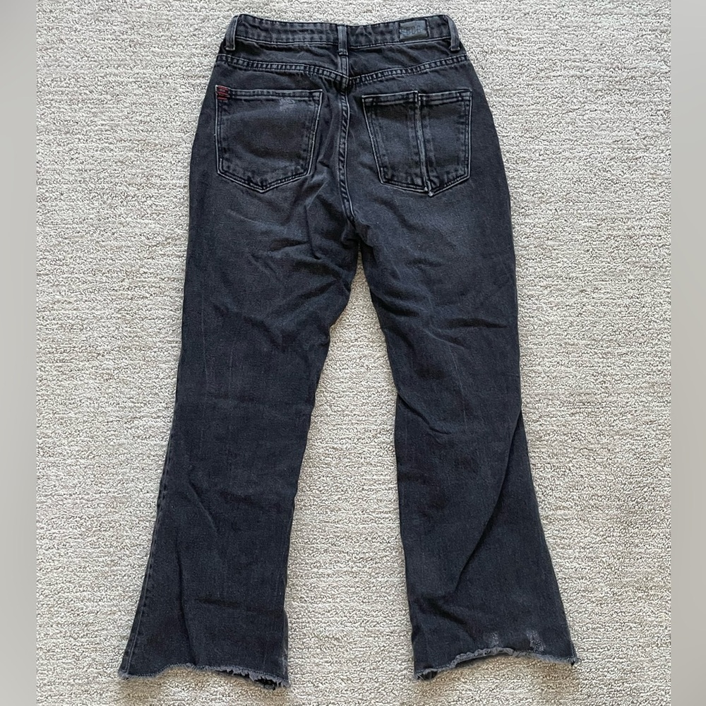 Urban Outfitters Jeans High Rise Flare Ripped Denim Casual Summer Y2K Grunge - Picture 3 of 4